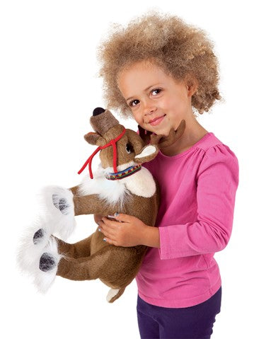 Folkmanis: Reindeer Puppet - Ages 3+