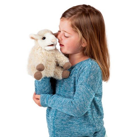 Folkmanis: Small Lamb Puppet - Retired - Ages 3+