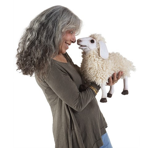Folkmanis: Woolly Sheep Puppet - Ages 3+