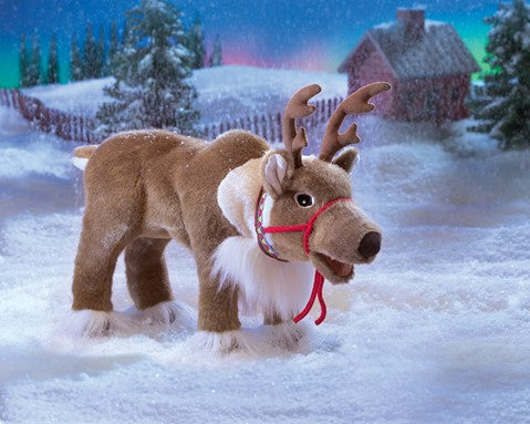 Folkmanis: Reindeer Puppet - Ages 3+