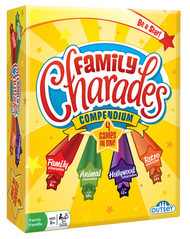 Family Charades Compendium: 4 Games in 1 - Ages 8+