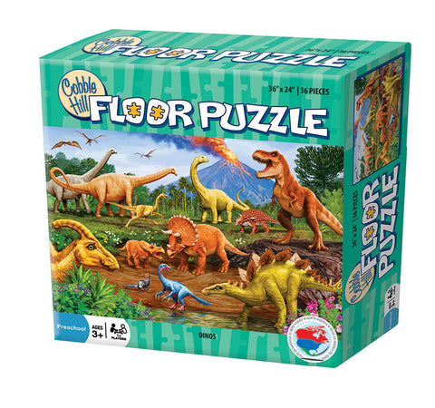 36 Piece Floor Puzzle: Dinos - Ages 3+