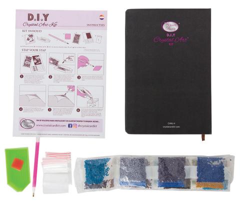 Crystal Art Notebook Kit: Owl and Fairy Tree - Ages 8+