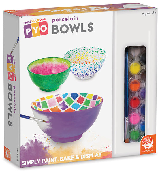 Paint Your Own Porcelain Bowls - Ages 8+