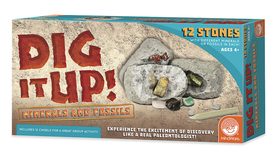 Dig It Up! Minerals and Fossils (ASTRA Best Toy for Kids!) Ages 4+