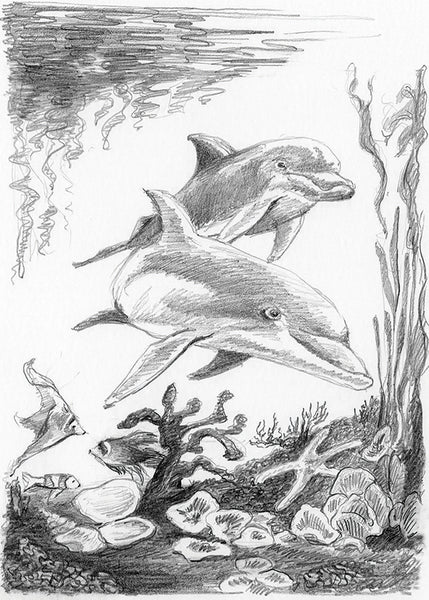 Mini Sketching Made Easy: Dolphins - Ages 8+