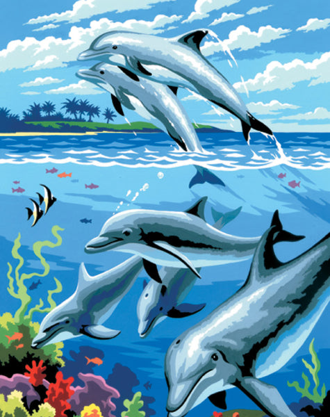 Painting by Numbers: Dolphins - Ages 8+