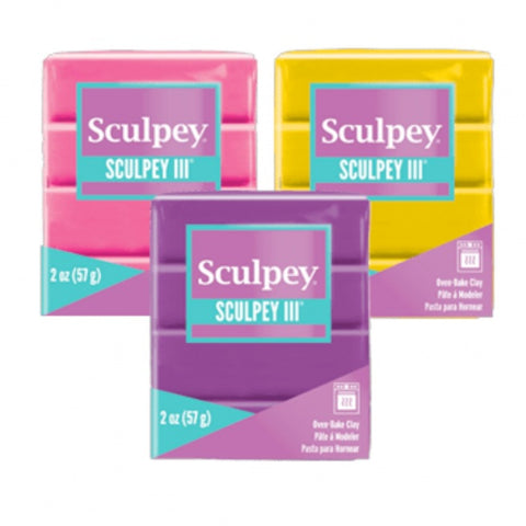 Sculpey III: 2oz. Pack - Multiple Colours Available