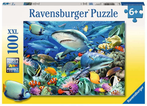 100pc Puzzle: Shark Reef - Ages 6+