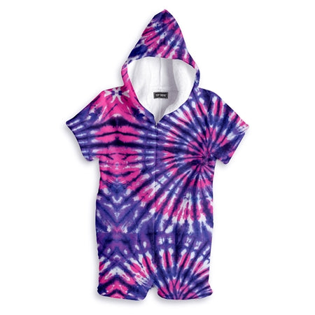 Short Rompers: Tie Dye Grapevine - Multiple Sizes Available