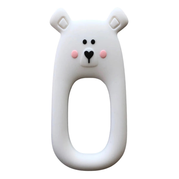Bear Teether - White -  3 monthes