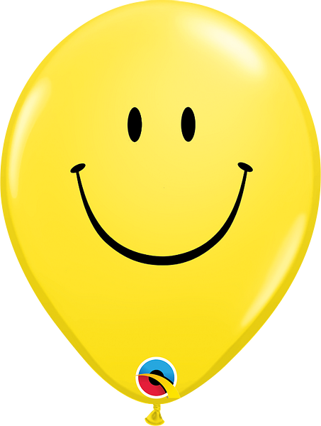 Smile Face Latex Balloon 11"