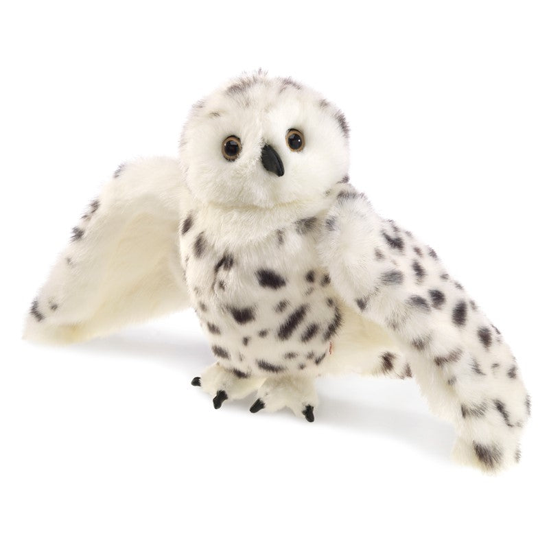 Folkmanis: Snowy Owl Puppet - Ages 3+