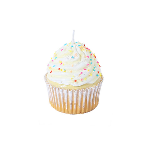 Cupcake Shaped Candle - Decorative Use Only