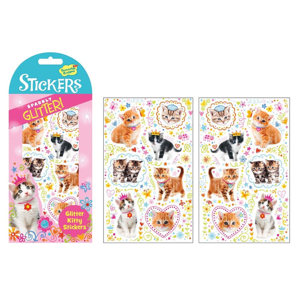 Glitter Stickers: Kitties - Ages 3+