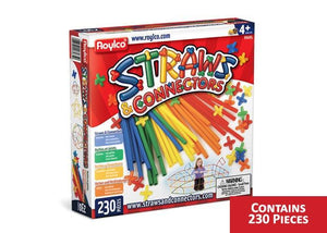 Straws & Connectors: 230 Piece Set - Ages 4+