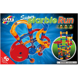 Galt: Super Marble Run 60 Piece Set - Ages 4+