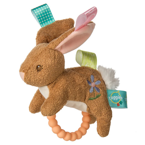 Taggies: Harmony Bunny - Teether Rattle - 6" ages 0 months