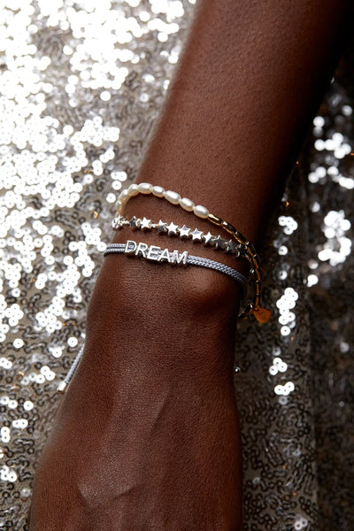 Stars So Bright Friendship Bracelet: Silver Plated