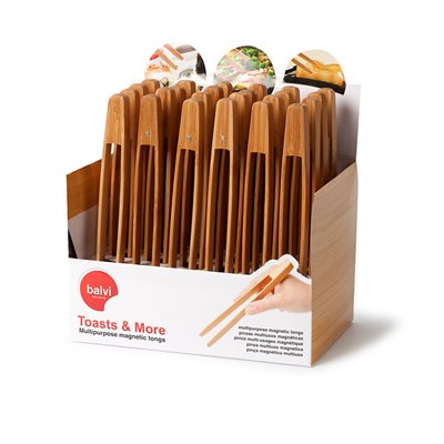 Toasts & More Bamboo Tongs - Ages 4+