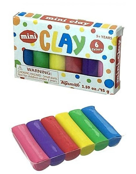 Mini Clay 6 Colours: 45g - Ages 5+