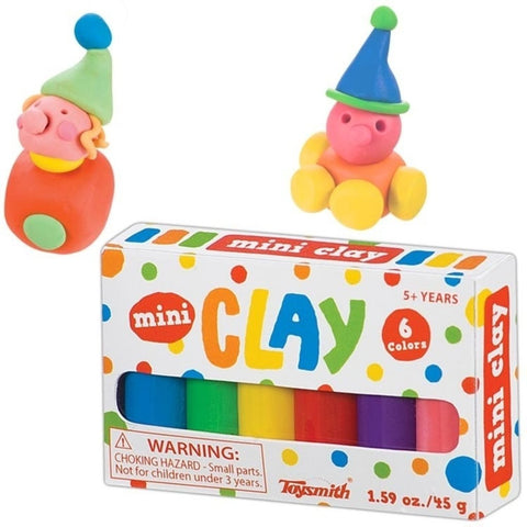 Mini Clay 6 Colours: 45g - Ages 5+