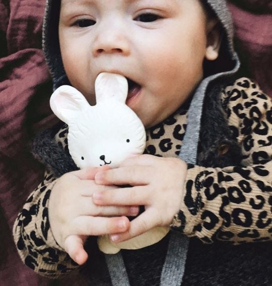 Teething Ring: Bunny - Ages 0+
