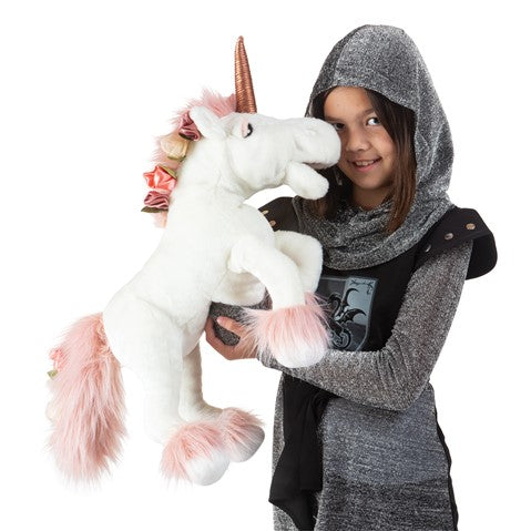 Unicorn with Music Box Puppet - Ages 3+