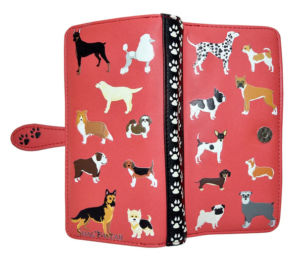 Salmon DogsDogsDogs Coin Purse/Wallet - Ages 3+
