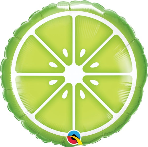 Sliced Lime Balloon 18"