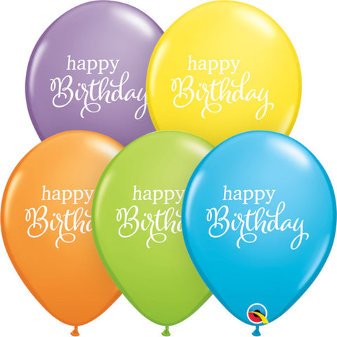 Simply Happy Birthday Latex Balloon 11"