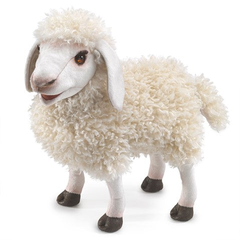 Folkmanis: Woolly Sheep Puppet - Ages 3+